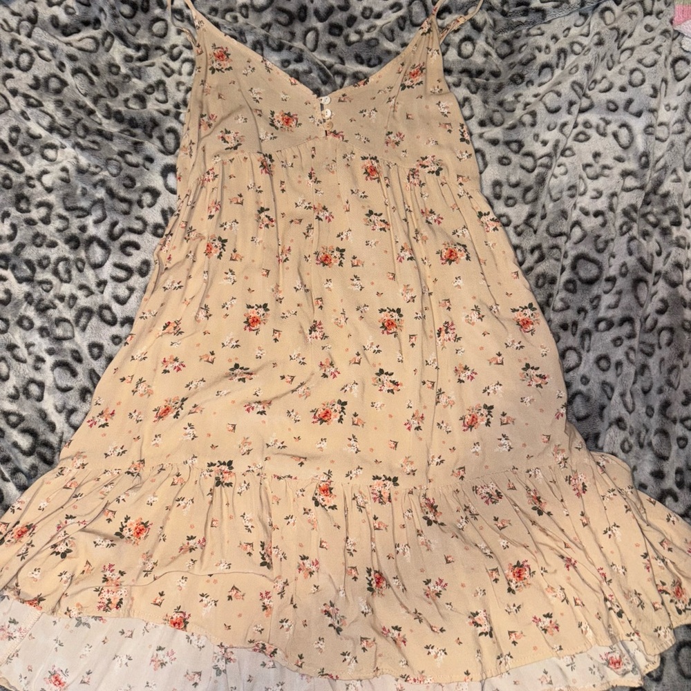 Floral Spaghetti Strap Dress